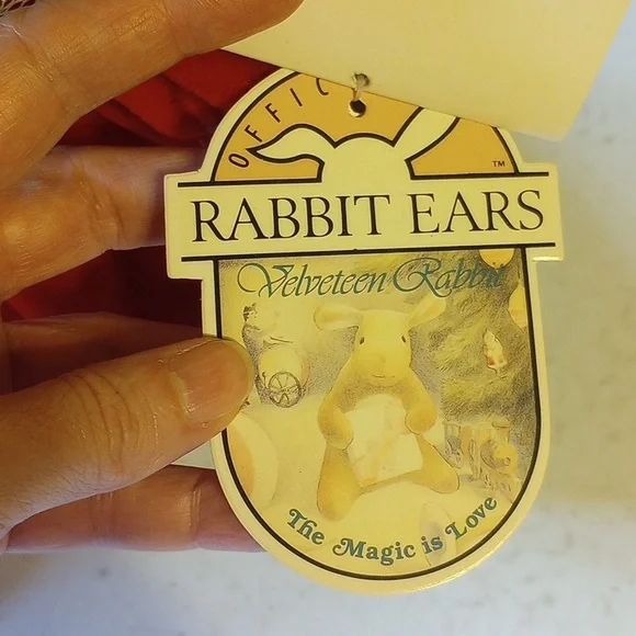NWT Velveteen Rabbit Vintage 1985 Plush Toy, Rabbit Ears & Random House - Picture 5 of 8